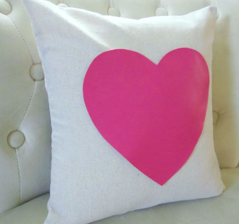 valentine's day pillow