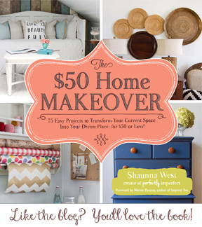 The $50 Home Makeover by Shaunna West of perfectly imperfect