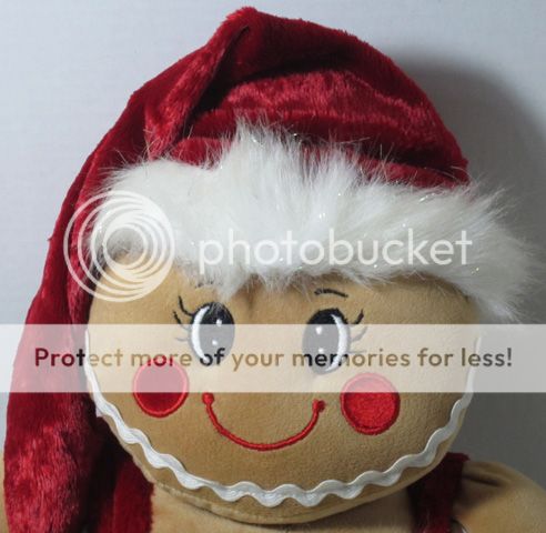 2002 Dan Dee Gingerbread Kids Boy and Girl Set Stuffed Plush Toy Dolls Scented